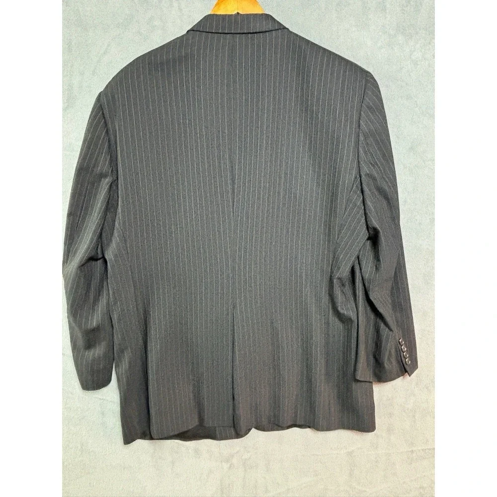 Vintage Burberrys Blazer Men's Sport Coat Pinstripe Classic Blazer USA 44R